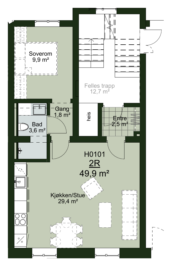 Planløsning H0101